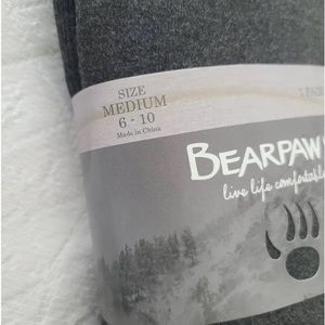 Size medium fur lined bear paw leggings